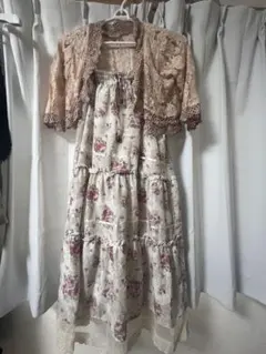 axes femme ボレロ ピンク レースのサムネイル