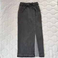 【美品】 Ezick ブラックデニム カイハラデニム タイトスカート