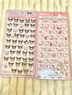 【正規品】サンリオ　ボンボンドロップシールミニ　クロミ　ピンクキティ