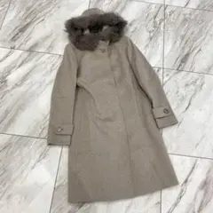 ロロピアーナ社製ウール Cinzia rocca シンシアロッチャ　伊製　コートのサムネイル