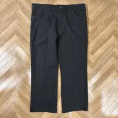 W38L27実寸 usa製80sラングラー ランチャー Wrangler 黒