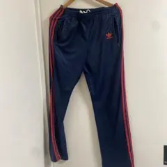 アディダス　USA製　トラックパンツ ネイビー×レッド　atpのサムネイル