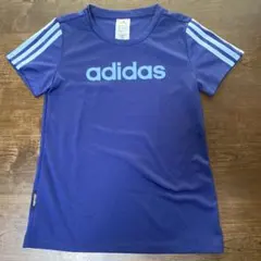 adidas アディダスネイビー Tシャツ 半袖160サイズ