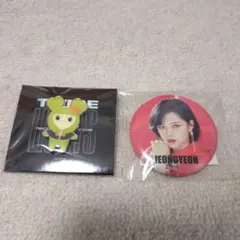 ラス1 TWICE　ジョンヨン　缶バッチセット