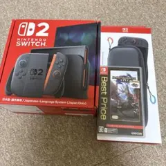 Nintendo Switch 2 本体 持ち運びケース初代プロコンあつ森セット  
