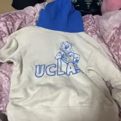 UCLA フード付きトレーナー ホワイト/ブルー