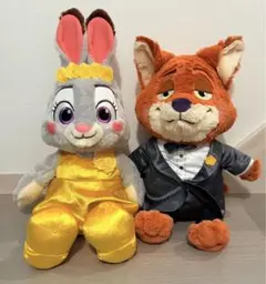 ズートピア 2 FukuFuku V-BIGぬいぐるみ ニックジュディ2種セット