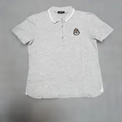 COMME CA ISM グレー 半袖ポロシャツ M