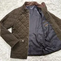 【極美品】Lサイズ 伊サーモア SHIPS キルティングジャケット 極暖緑