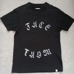 FACETASM ブラック Tシャツ　オールドイングリッシュ サイズ2