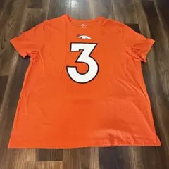 【美品】NIKE NFL ブロンコス ラッセル・ウィルソン Tシャツ XXL