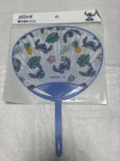 新品未使用 スティッチ 布うちわ