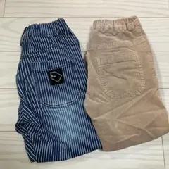 ストライプとコーデュロイパンツ 2枚セット　110