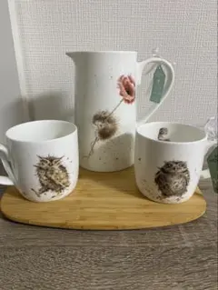 【美品】Royal Worcester レンデール　デザイン　3個セット