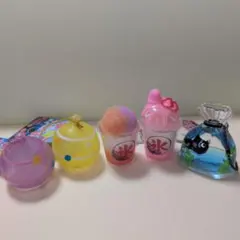 夏祭り ミニチュア キーホルダー 5点セットのサムネイル