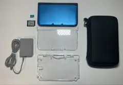 3DSLL ブルー×ブラック + 周辺機器