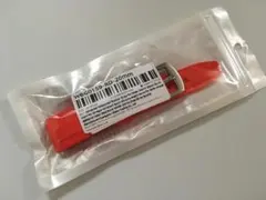 R★新品★厚めシリコン腕時計ベルト レッド 20mm幅/簡単取り付け