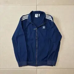 adidas トラックジャケット 現行 XL ネイビー Oサイズ