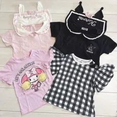 サンリオ マイメロ クロミ セーラー Tシャツ 4枚セット まとめ売りのサムネイル