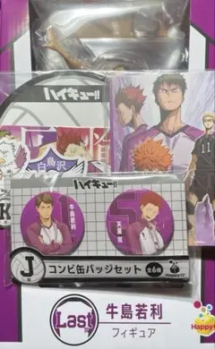 ハイキュー!! ハッピーくじ白鳥沢学園キーホルダー以外フルセットおまけ付き！