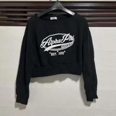 ショート丈トレーナー スウェット