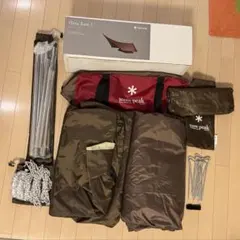 【美品】スノーピーク ヘキサイーズ1｜ソロテント グランドシート付き 箱あり