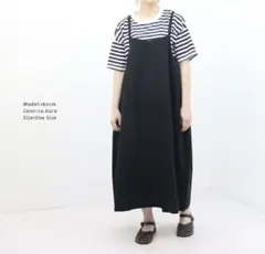 pritプリット　綿麻ストレッチキャミソールフレアーワンピースのサムネイル