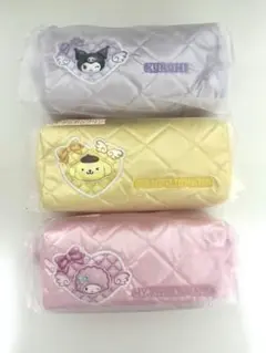 【新品】サンリオ 当りくじ ポーチ 3種セット クロミ プリン ピアノちゃんのサムネイル