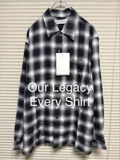 新品《 OUR LEGACY 》EVERY SHIRT 48 レーヨン シャツ