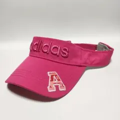 アディダスゴルフ ピンク シンプル サンバイザー