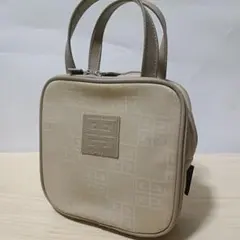 【高級・優良品】GIVENCHY GOLF ハンドバッグ ベージュ 4G