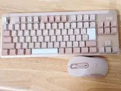 logicool K855 ピンクキーボード＋M750 ピンクマウスセット♡