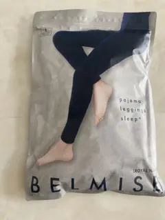 BELMISE パジャマレギンス L ロイヤルネイビー