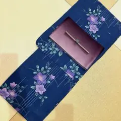 浴衣4点セット◇芍薬浴衣✖️麻の葉柄半幅帯✖️天然石帯留✖️真田紐