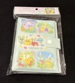 ポケモン　シールバインダー　シール帳　クリアポケット シール台紙 シール付き