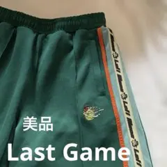 美品Last Game 緑のジョガーパンツ