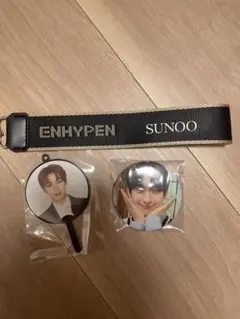 ENHYPEN   ソヌ　うちわ　2枚セット　新品未開封 ENHYPEN - 《新品・未開封》ENHYPEN ソヌ うちわ 2枚セットの