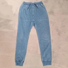 LOGOS DAYS デニム風 ロングパンツ 160cm