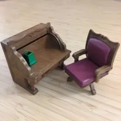 【シルバニアファミリー 】ライティングデスク 椅子 ペン立て アーバンライフ