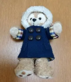 ディズニーシー2016年　ダッフィー　ダッフルコート　ぬいぐるみバッチ。