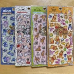 【正規品】プチドロ ディズニー 101 バンビ プーさん　スティッチ 4種