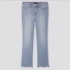 UNIQLO ハイライズスキニーフレアジーンズ　【22】56cm