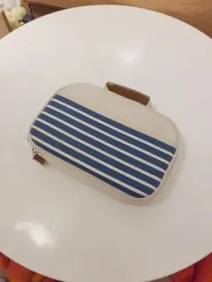 裁縫道具一式　ストライプ柄