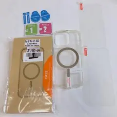 iPhone 14 Proケース クリア TPU素材　保護フィルム付き！のサムネイル