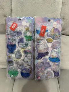 カミオジャパン　シマエナガ　ねこ　ウォーターシール♡