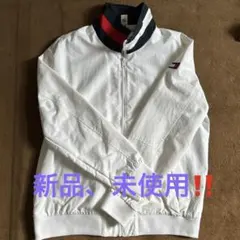TOMMY HILFIGER M ホワイトナイロンジャケットMサイズ