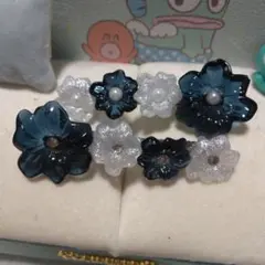 フラワーデザイン ヘアクリップ