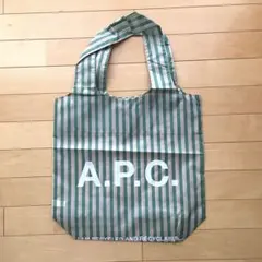 A.P.C.（アーペーセー）エコバッグ　（ショッピングバッグ）greenのサムネイル