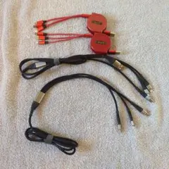 スマホ 充電ケーブル 4本セット USB-A Type-C マイクロUSB