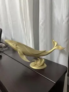 クジラ ゴールド オブジェ 置物 ミニマル 北欧 インテリア